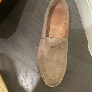 J crew loafers grey